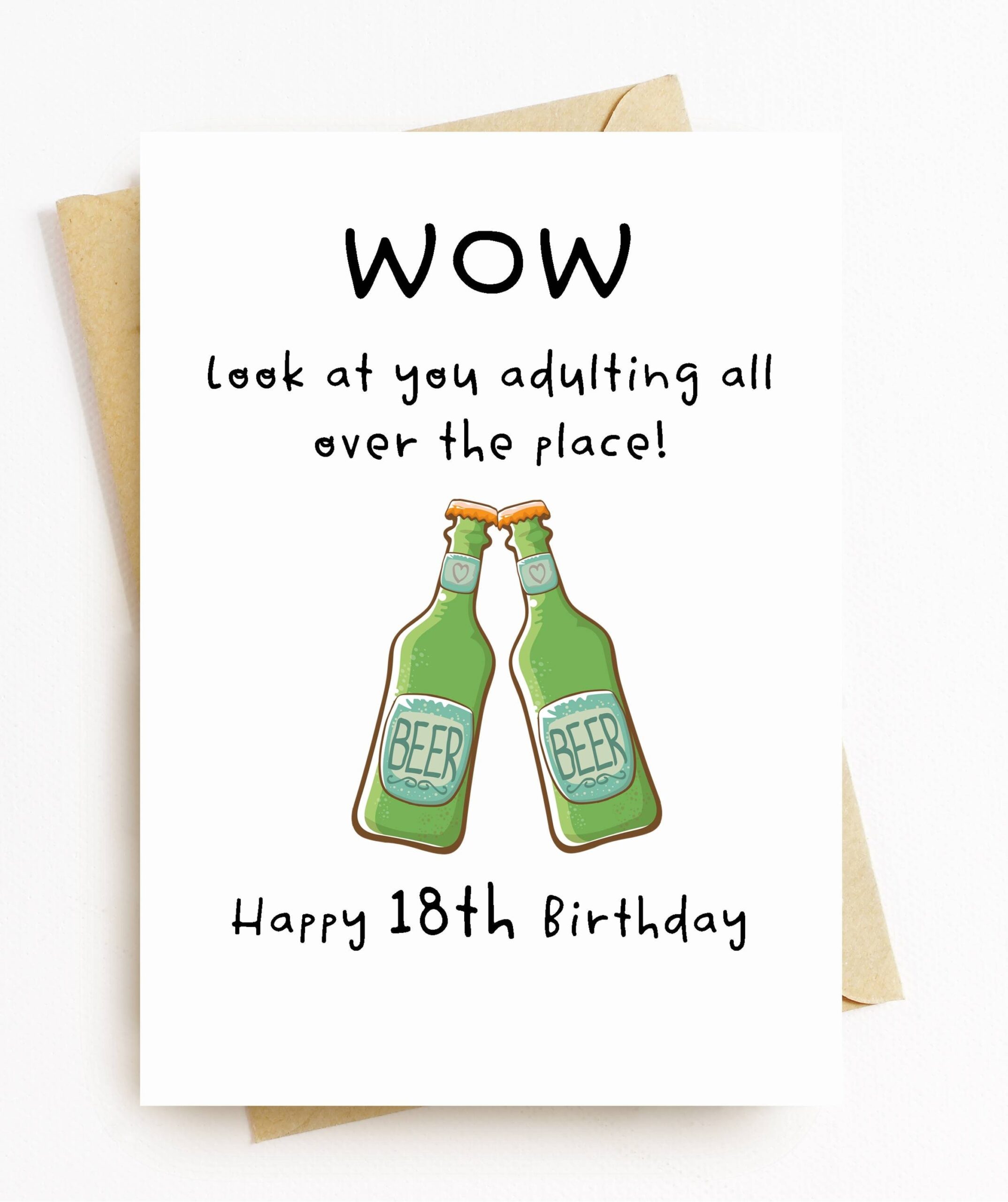 JE330 Happy 18th Funny Birthday Card Etsy JE330 Happy 18th Funny Birthday Card Etsy