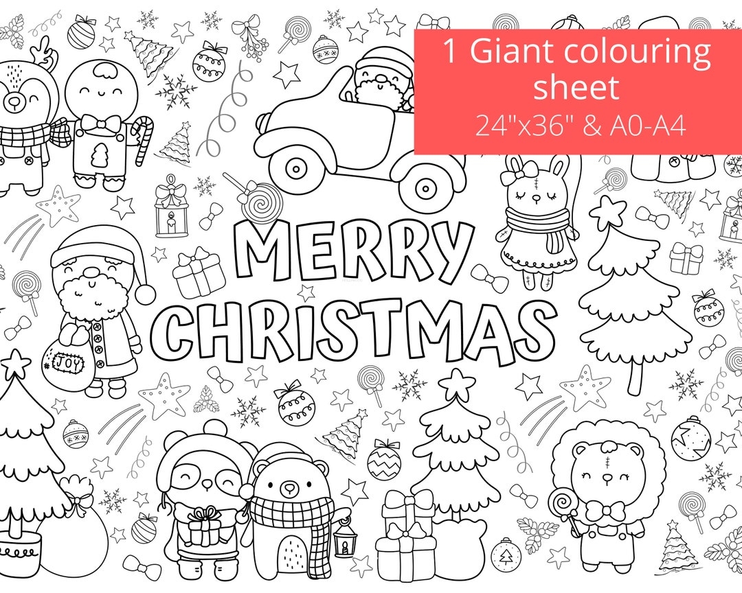 Kid Giant Christmas Coloring Page Christmas Colouring Sheet Merry Christmas Coloring Page Printable Instant Download A0 A4 24 x36 Etsy Kid Giant Christmas Coloring Page Christmas Colouring Sheet Merry Christmas Coloring Page Printable Instant Download A0 A4 24 x36 Etsy