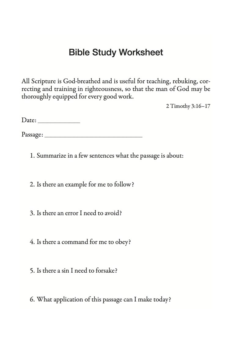 free printable bible worksheets for adults