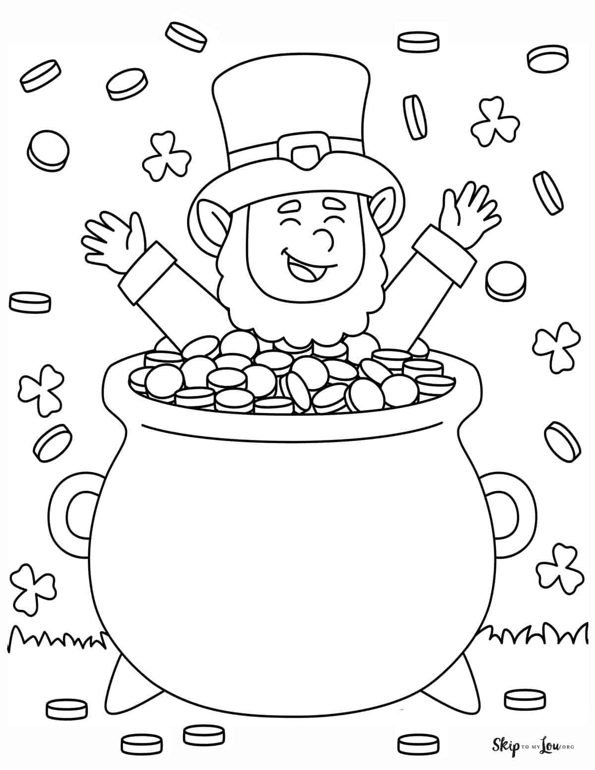 Leprechaun Coloring Pages Skip To My Lou Leprechaun Coloring Pages Skip To My Lou