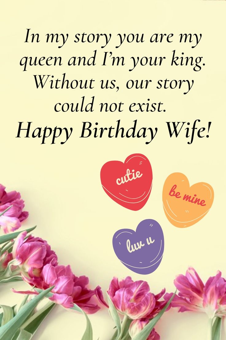 Long Distance Birthday Wishes For Wife