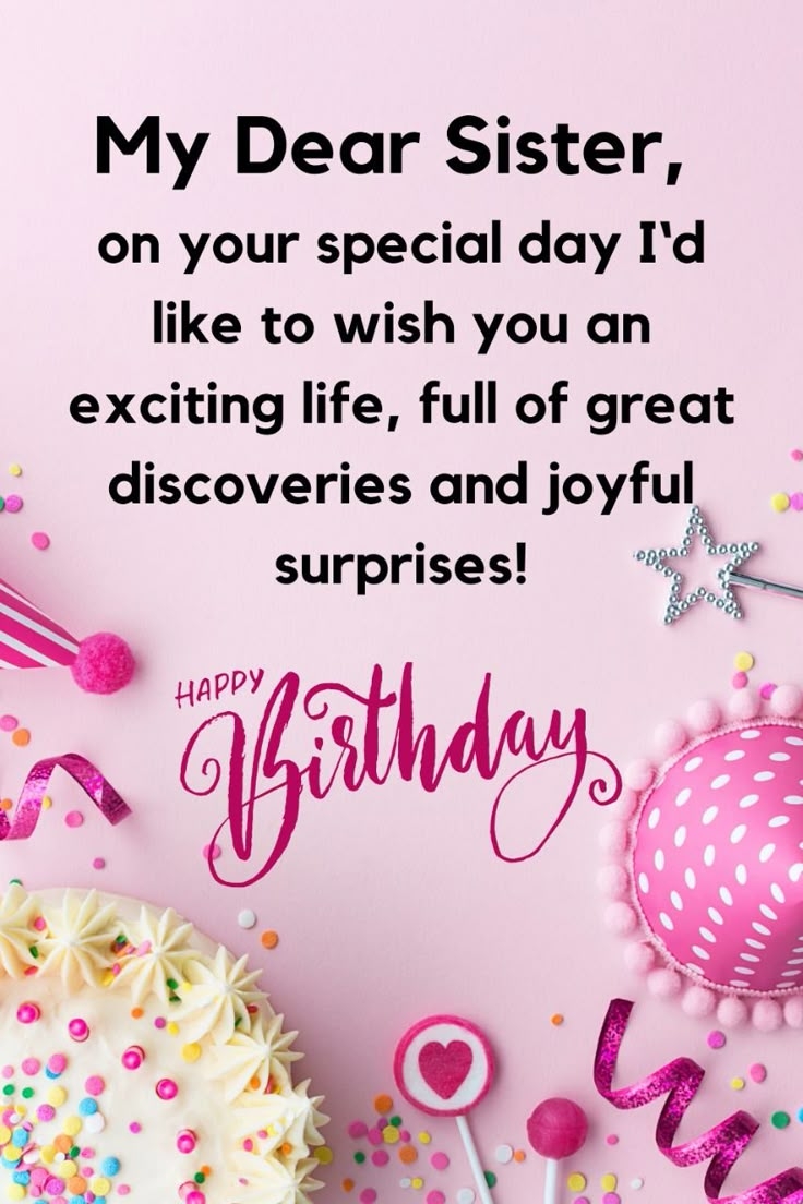 Lovely Birthday Wishes For Sister From Brother
