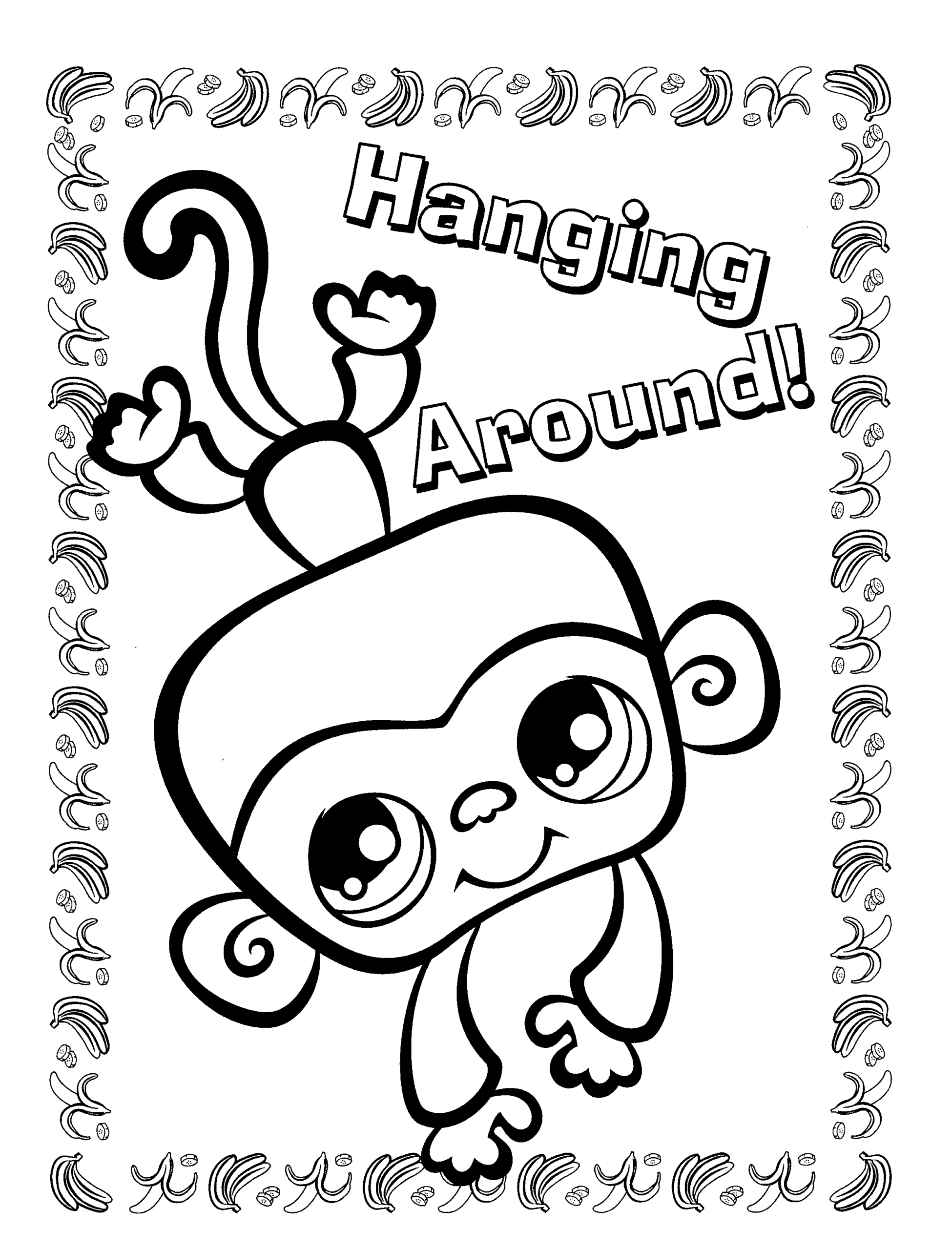 Colouring Pages Littlest Pet Shop