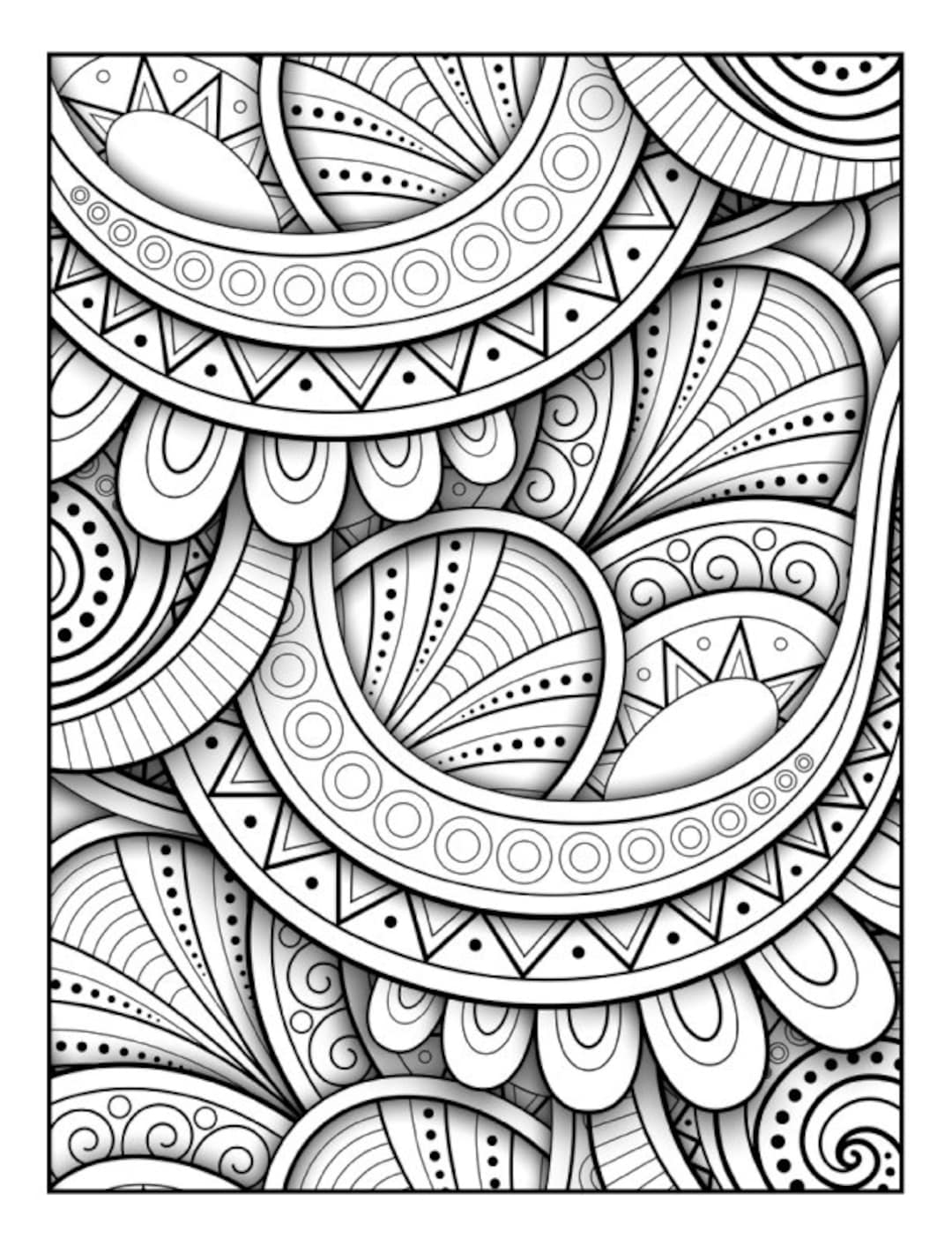 Full Page Mandala Coloring Pages