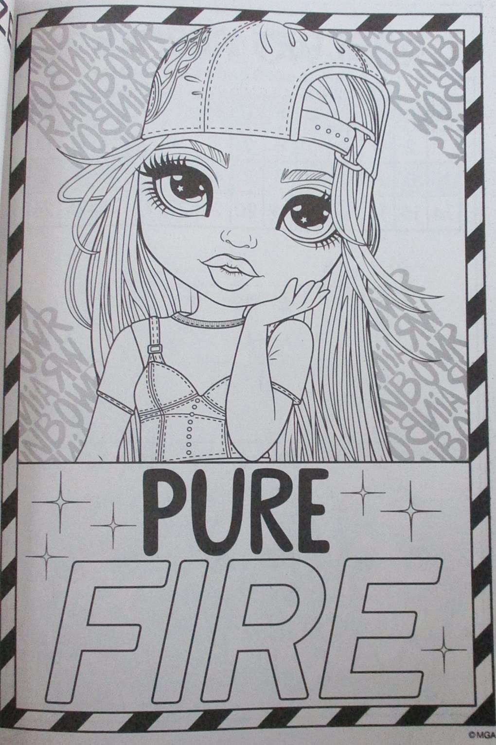 Maquilleuse Enfant Rainbow High Valentine s Day 64 Page Coloring Book Paperback Rainbow High Color And Create