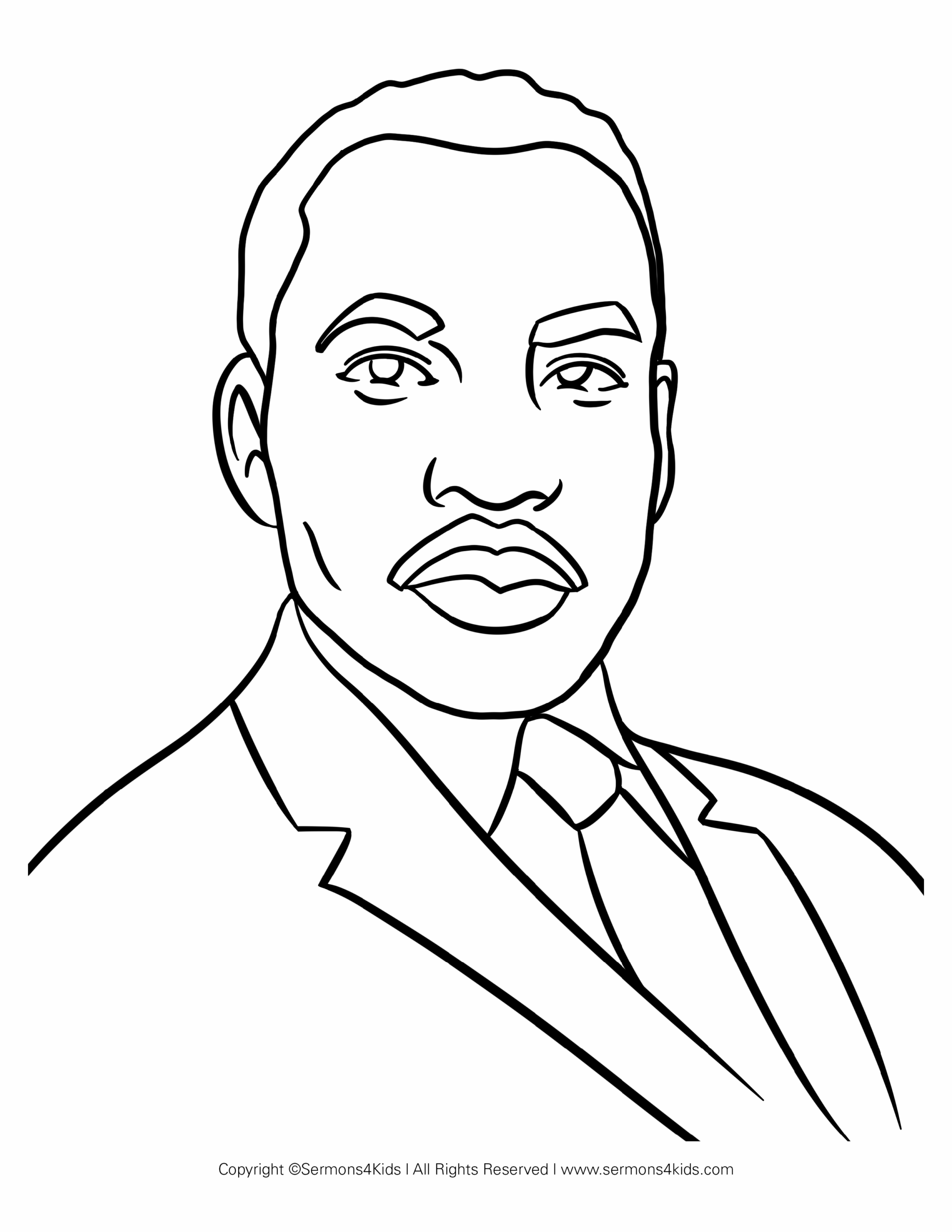 martin luther king coloring pages