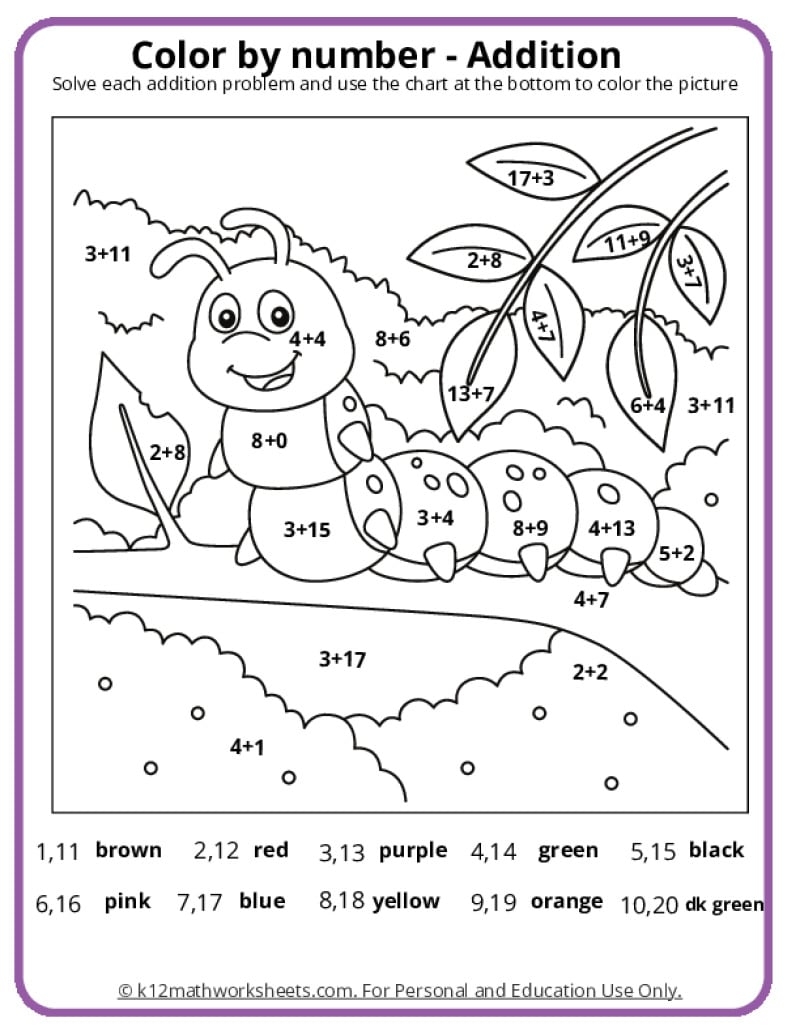 Coloring Worksheets For Grade 1