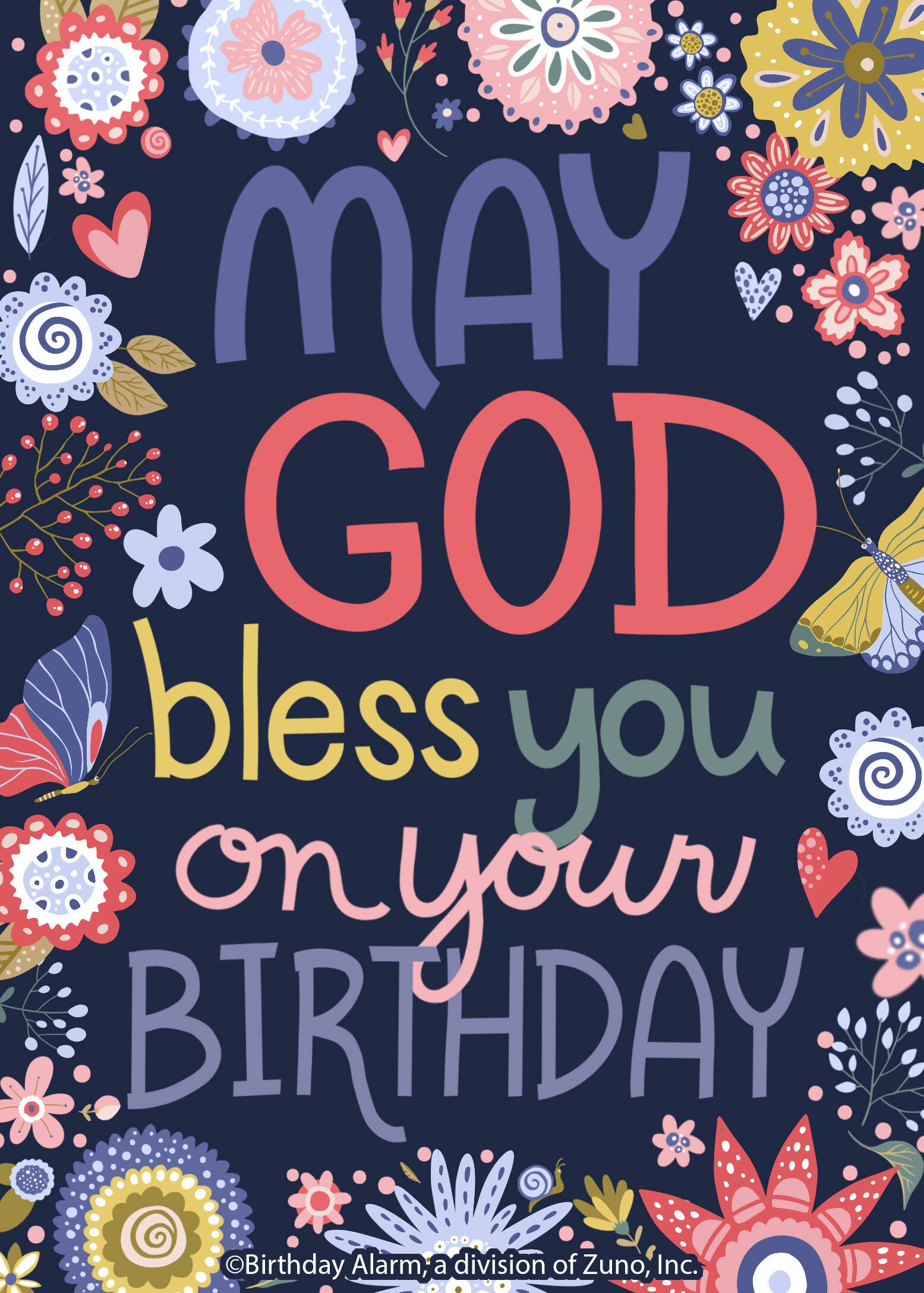 May God Bless You BirthdayAlarm