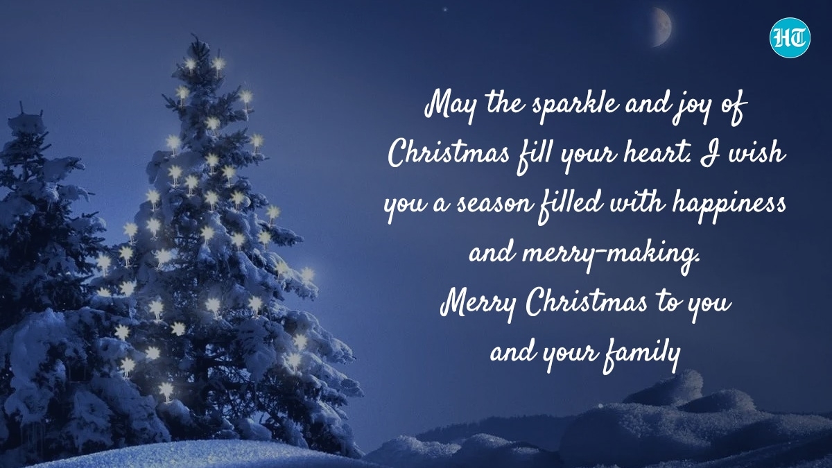 Merry Christmas 2021 Best Wishes Images Messages Greetings To Share With Loved Ones On December 25 Hindustan Times