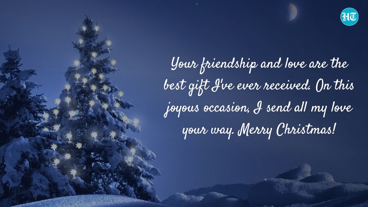 Merry Christmas 2021 Best Wishes Images Messages Greetings To Share With Loved Ones On December 25 Hindustan Times