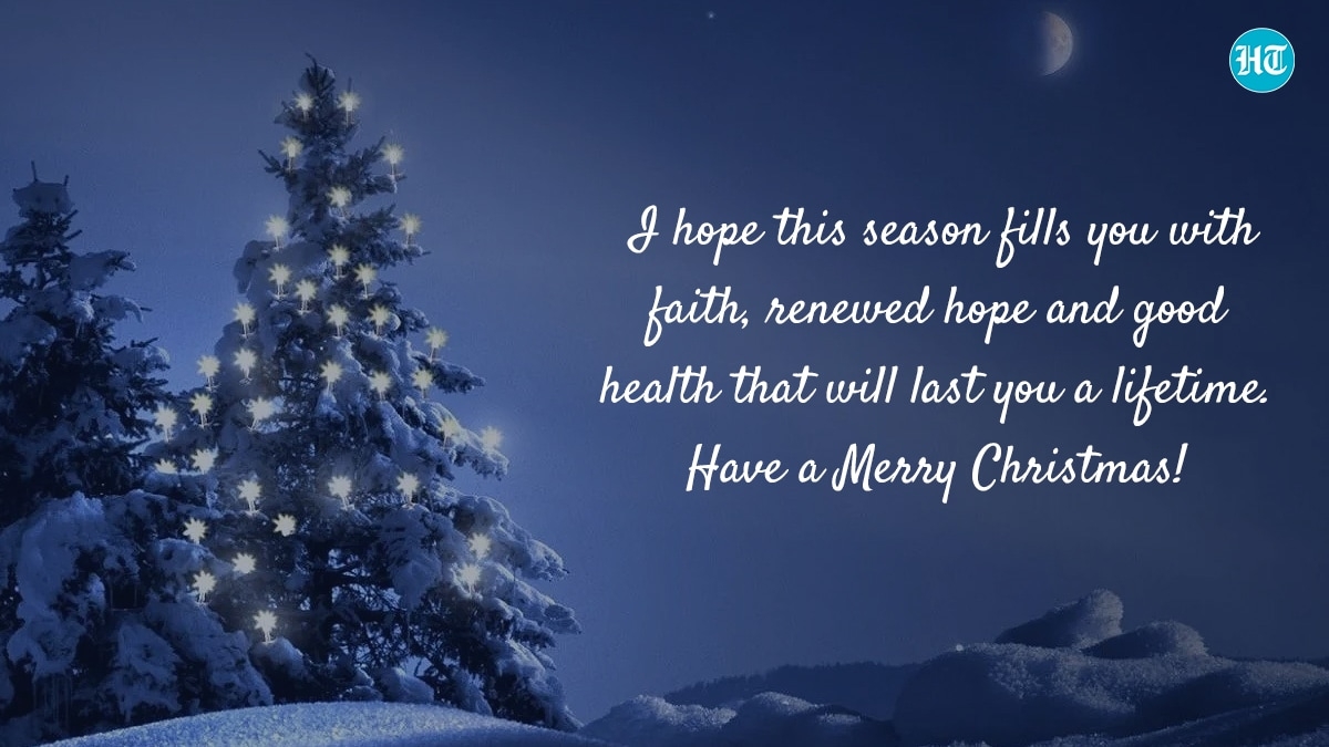 Merry Christmas 2021 Best Wishes Images Messages Greetings To Share With Loved Ones On December 25 Hindustan Times