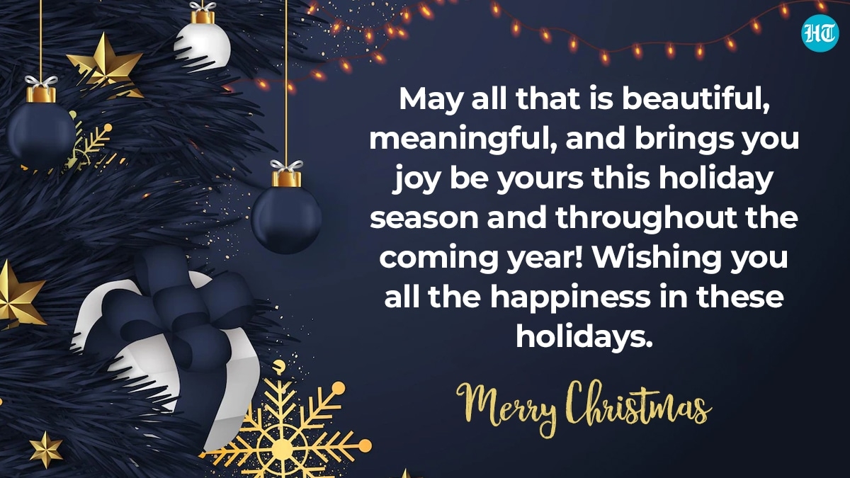 Merry Christmas 2022 Best Wishes Images Greetings Quotes Messages To Share On Facebook And WhatsApp On December 25 Hindustan Times