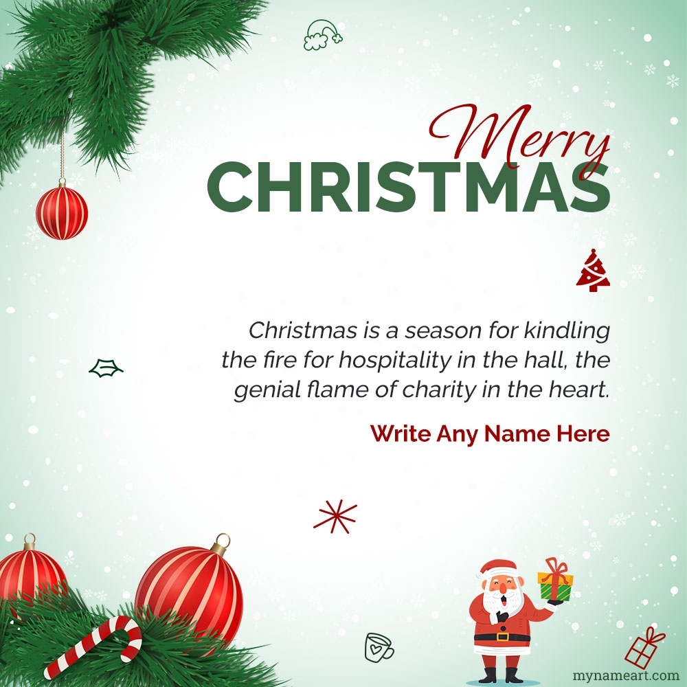 Merry Christmas 2024 Make Christmas Greeting Cards Online Free