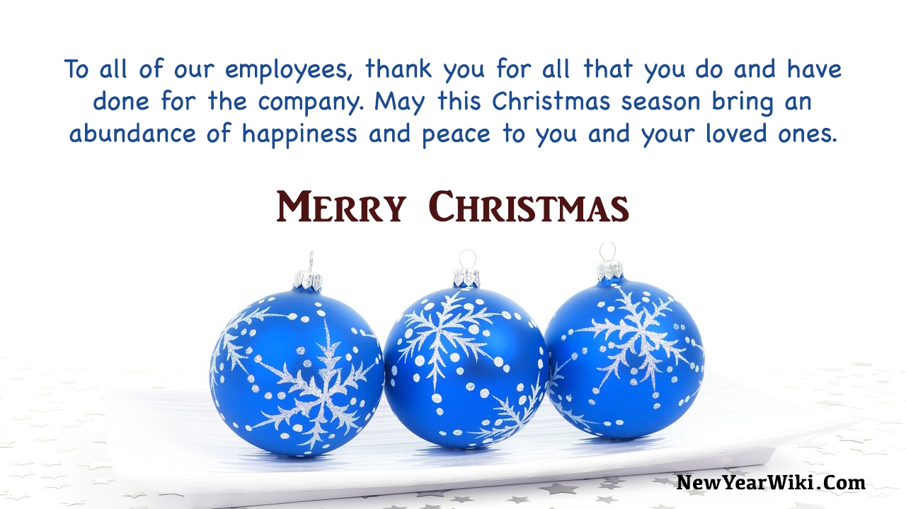 christmas wishes for staff
