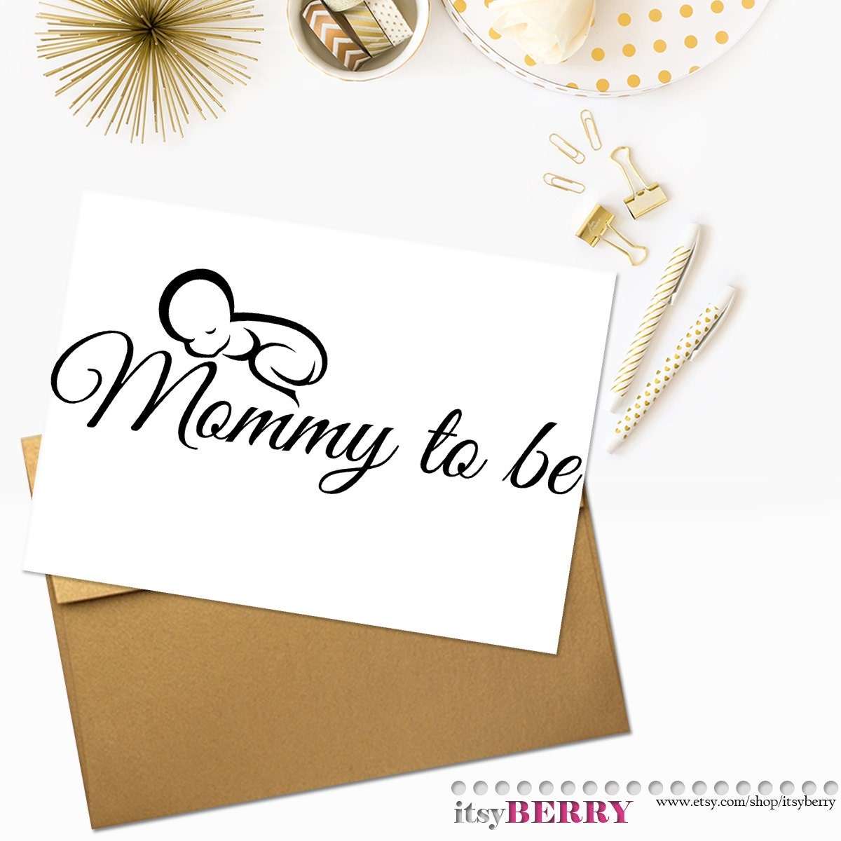 Mom To Be Card Congratulations Cards Card For New Mother PRINTABLE Digital File Etsy