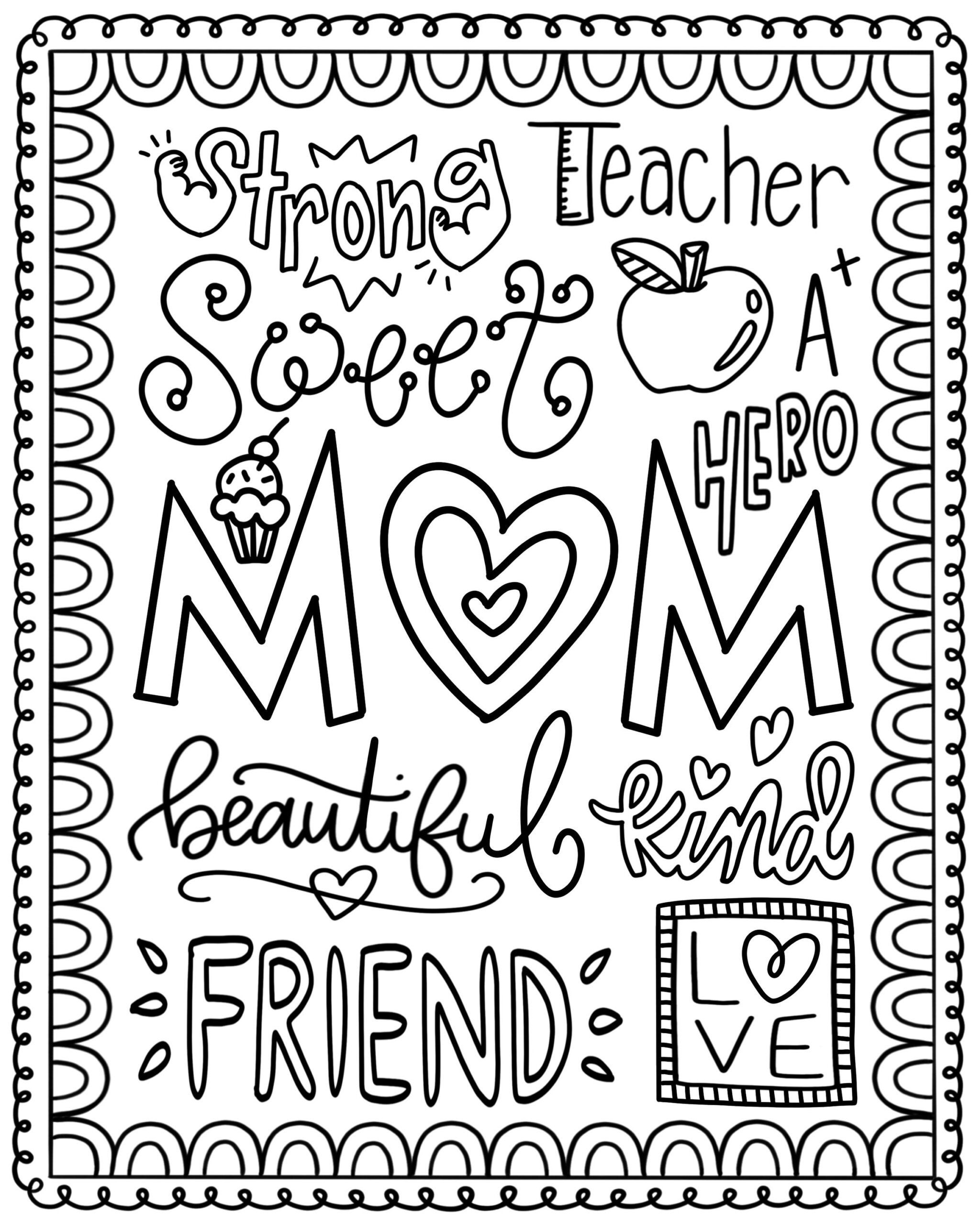 mother's day coloring sheets mother's day coloring sheets