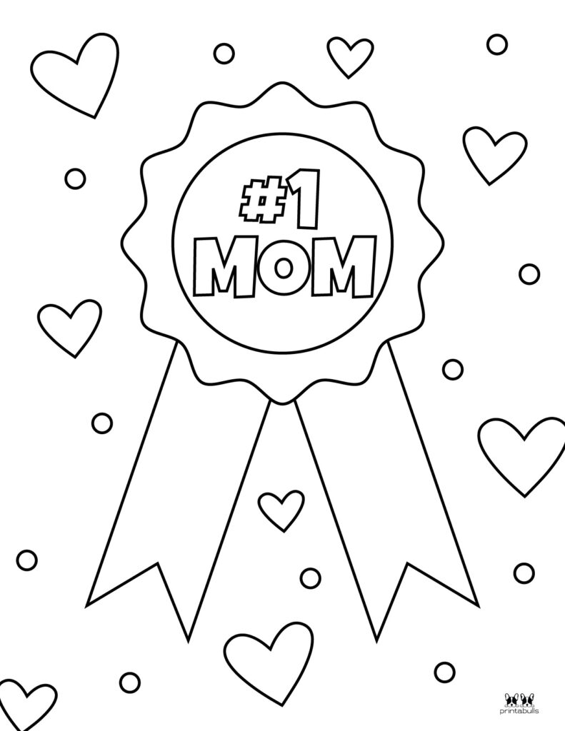 Mothers Day Coloring Page