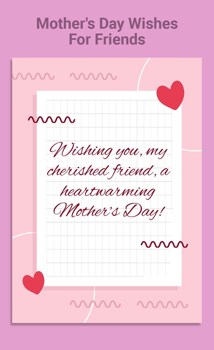 mothers day wishes to friends