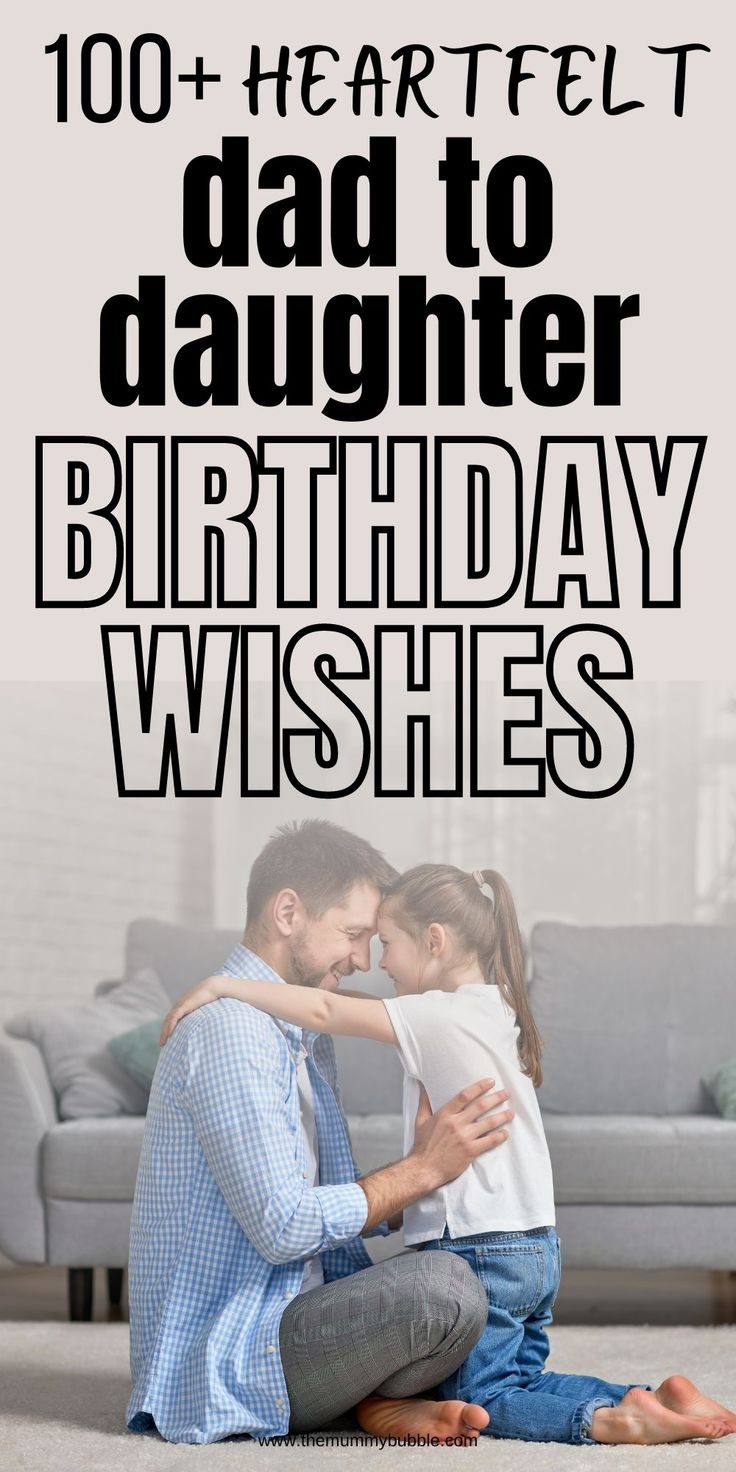 birthday wishes for daughter from dad
