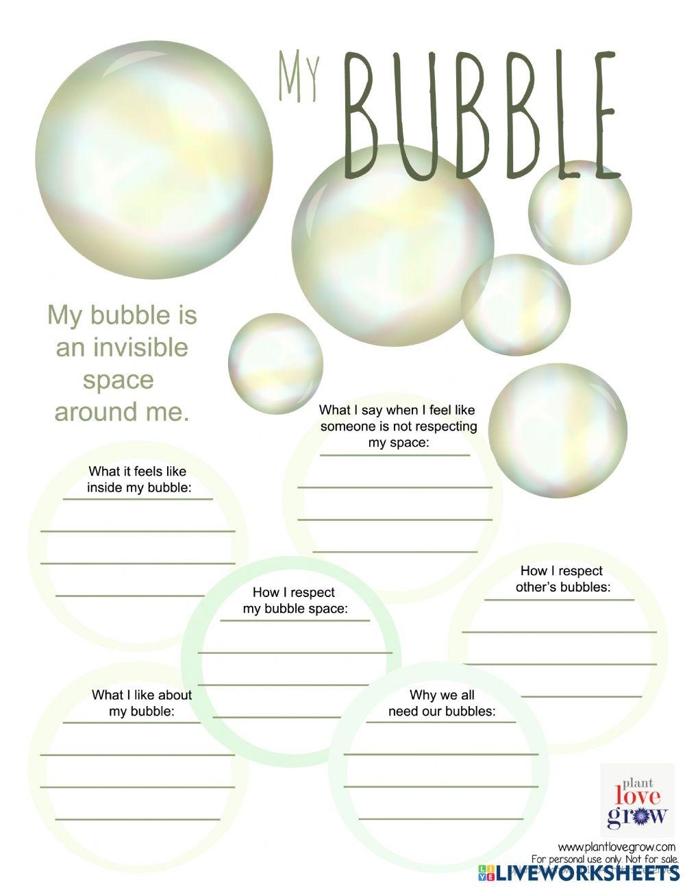 My Bubble Worksheet Lfritzsche01 Live Worksheets Worksheets Library