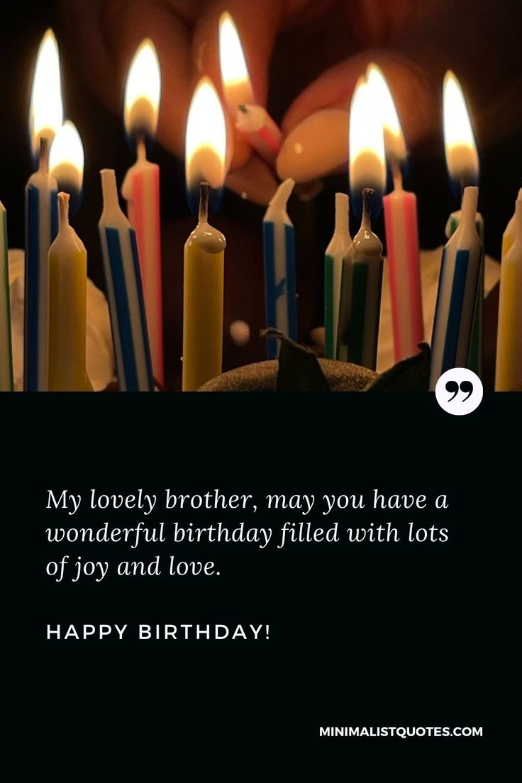 happy birthday wishes to brother