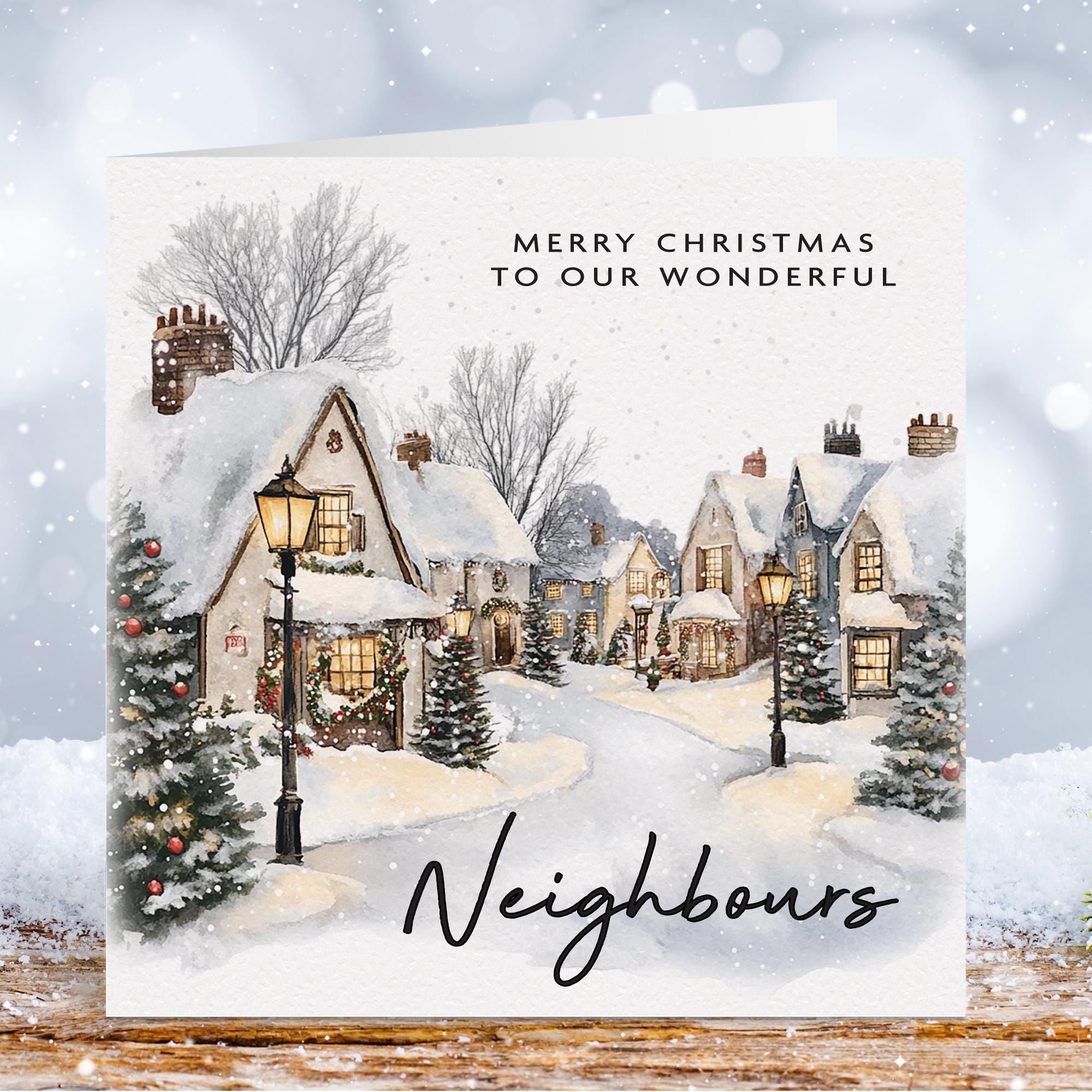 Neighbours Xmas Card Etsy UK Neighbours Xmas Card Etsy UK