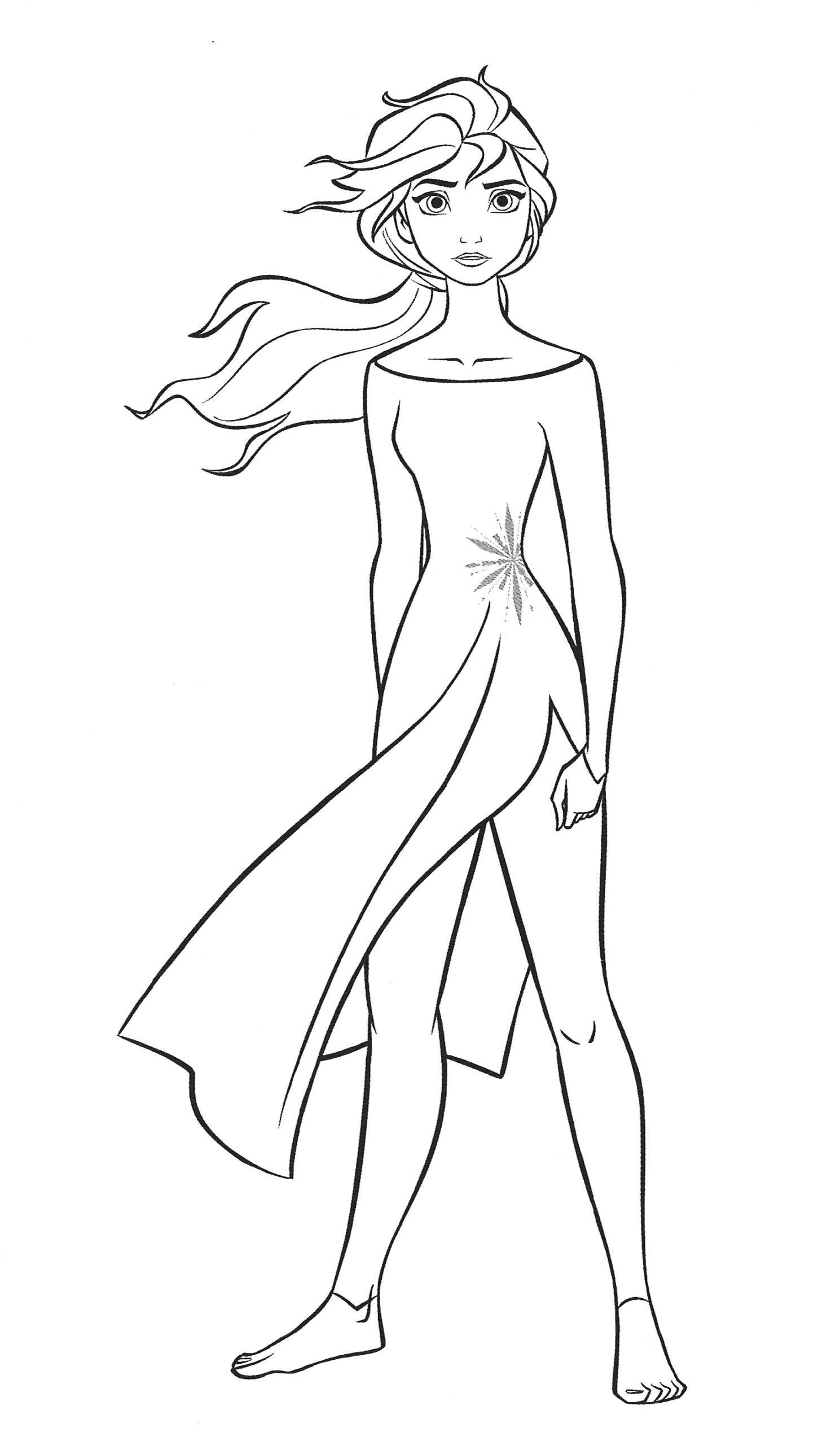 queen elsa coloring page queen elsa coloring page