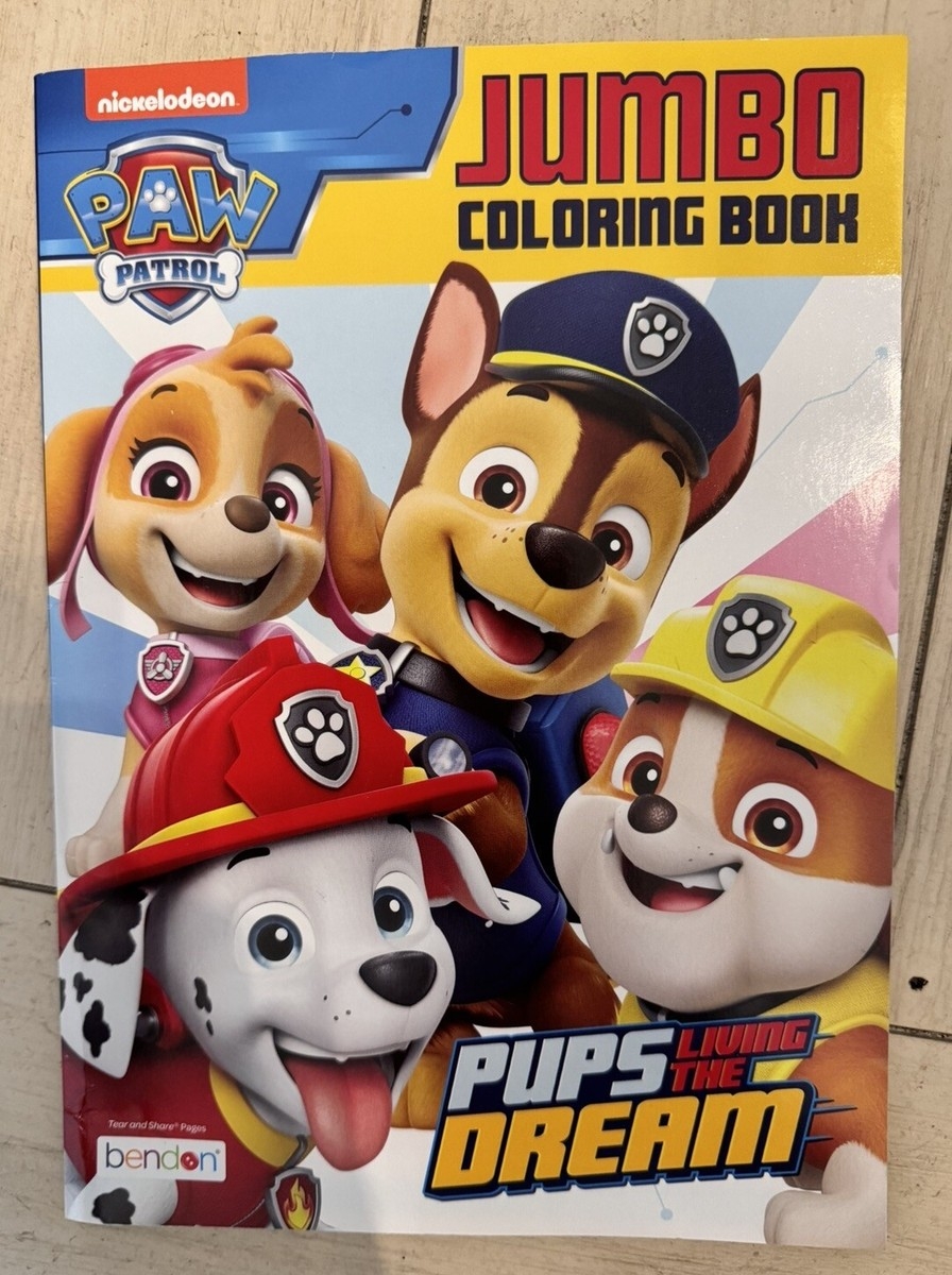 NEW Paw Patrol Jumbo Coloring Book Pups Living The Dream EBay