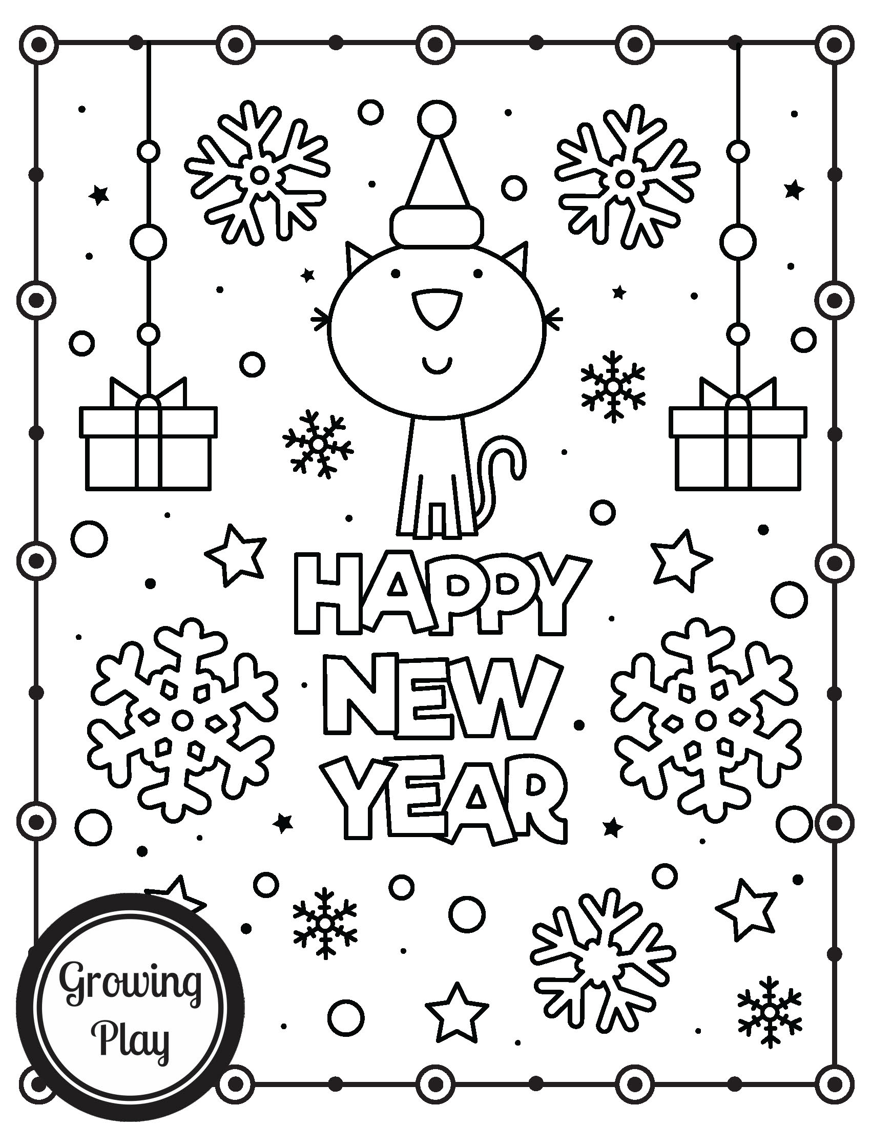 New Year Coloring Pages Free Printables Growing Play New Year Coloring Pages Free Printables Growing Play