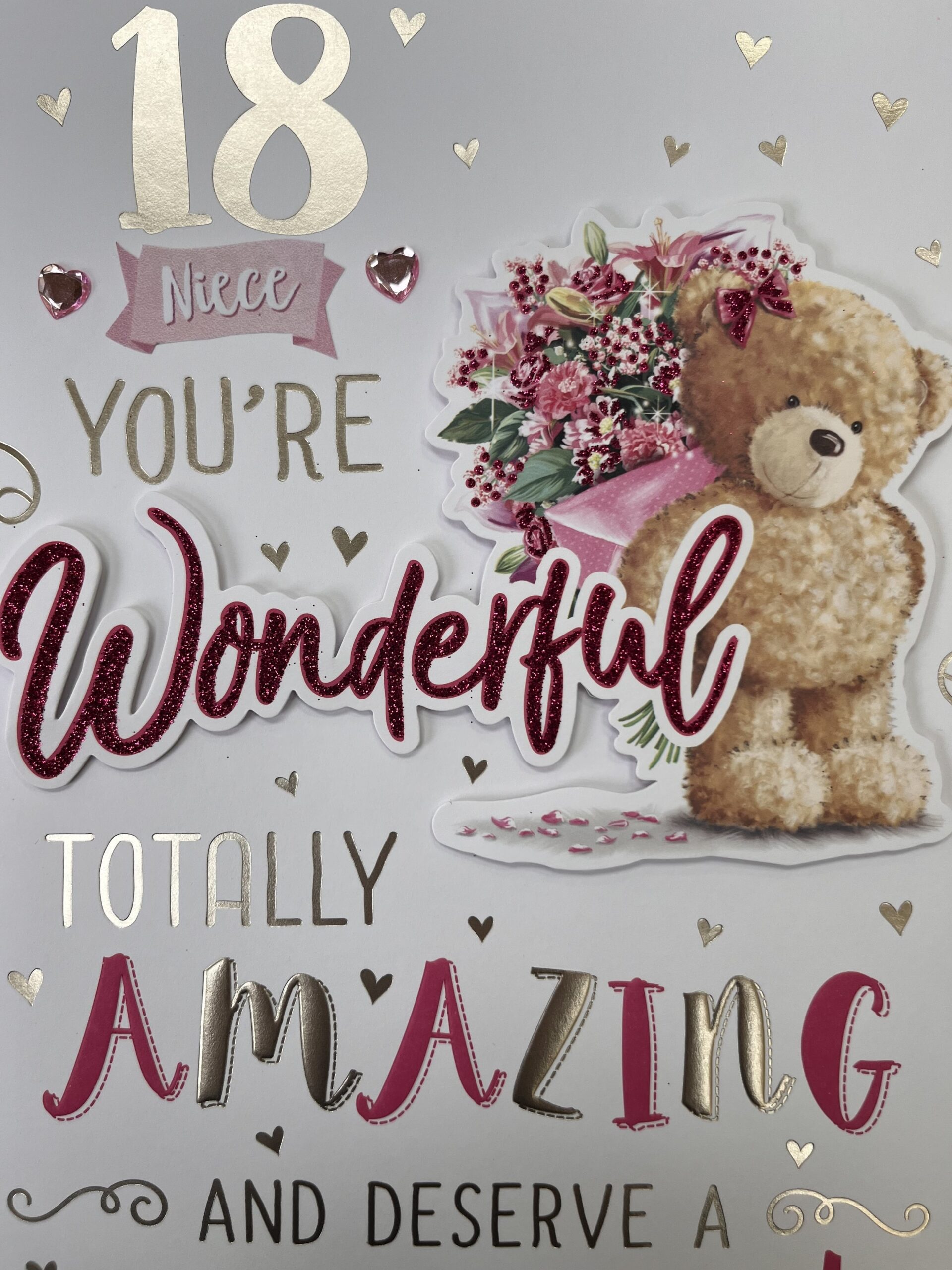 Niece 18th Birthday Card Special Thoughts