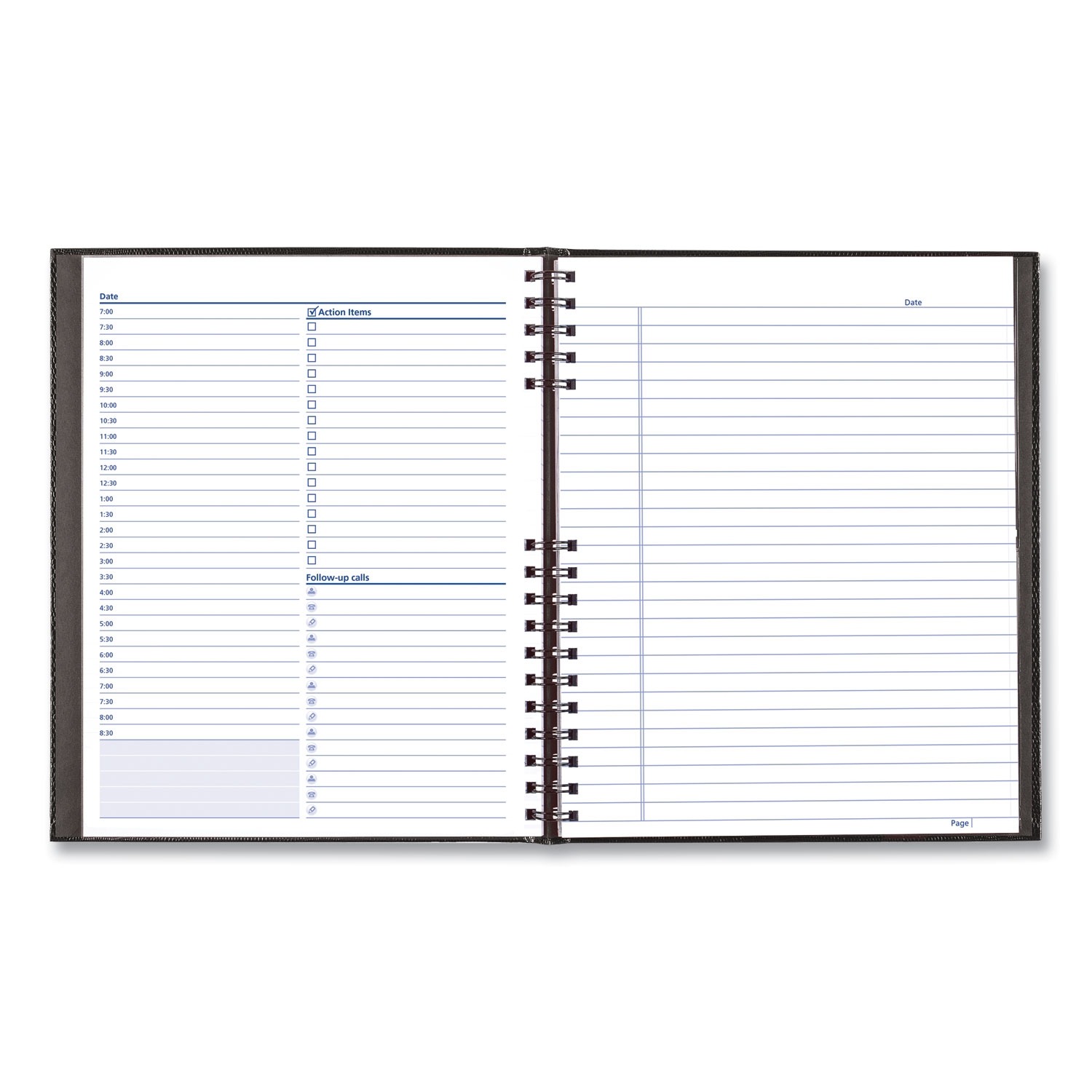 Undated Daily Planner With Notes