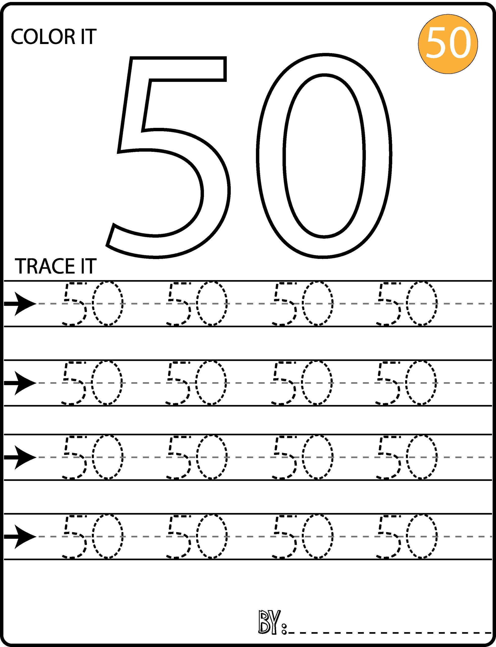 number tracing worksheets for preschoolers
