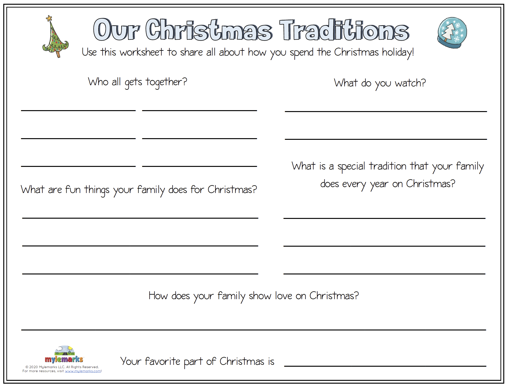 Christmas Worksheets For Adults