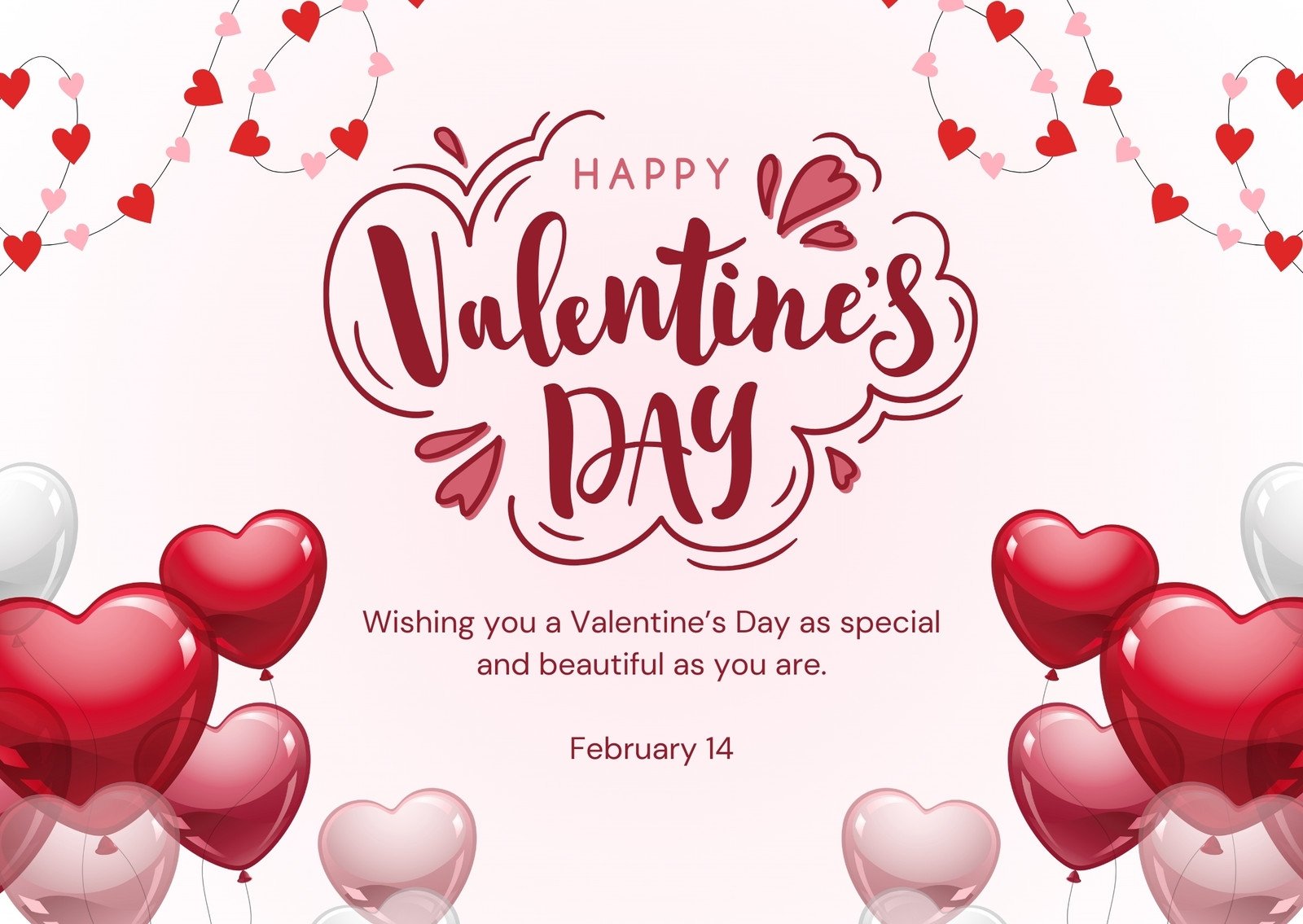 Page 20 Free Custom Printable Valentine s Day Card Templates Canva