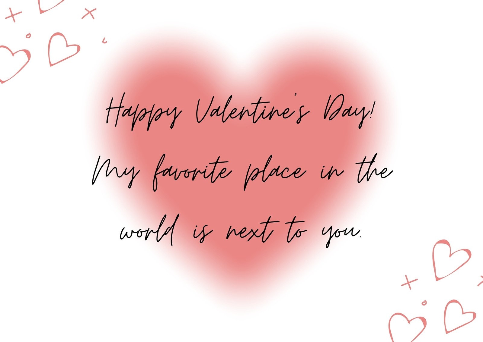 Page 5 Free Custom Printable Valentine s Day Card Templates Canva