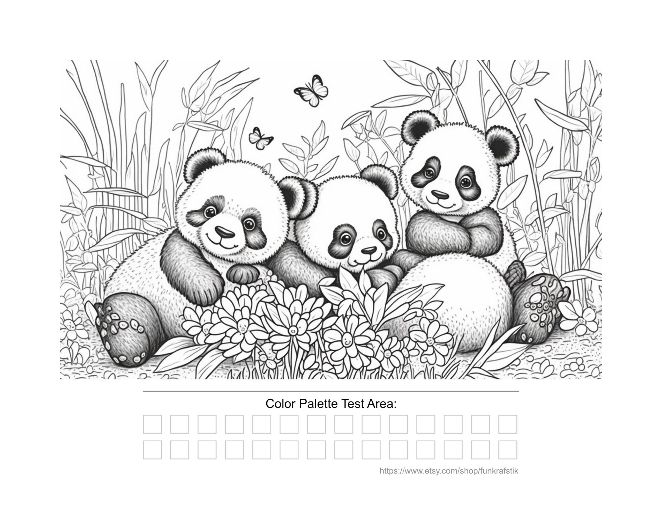 Panda Bear Coloring Pages