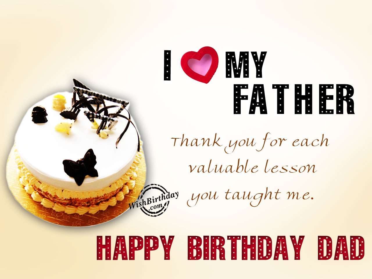 birthday wishes son to dad