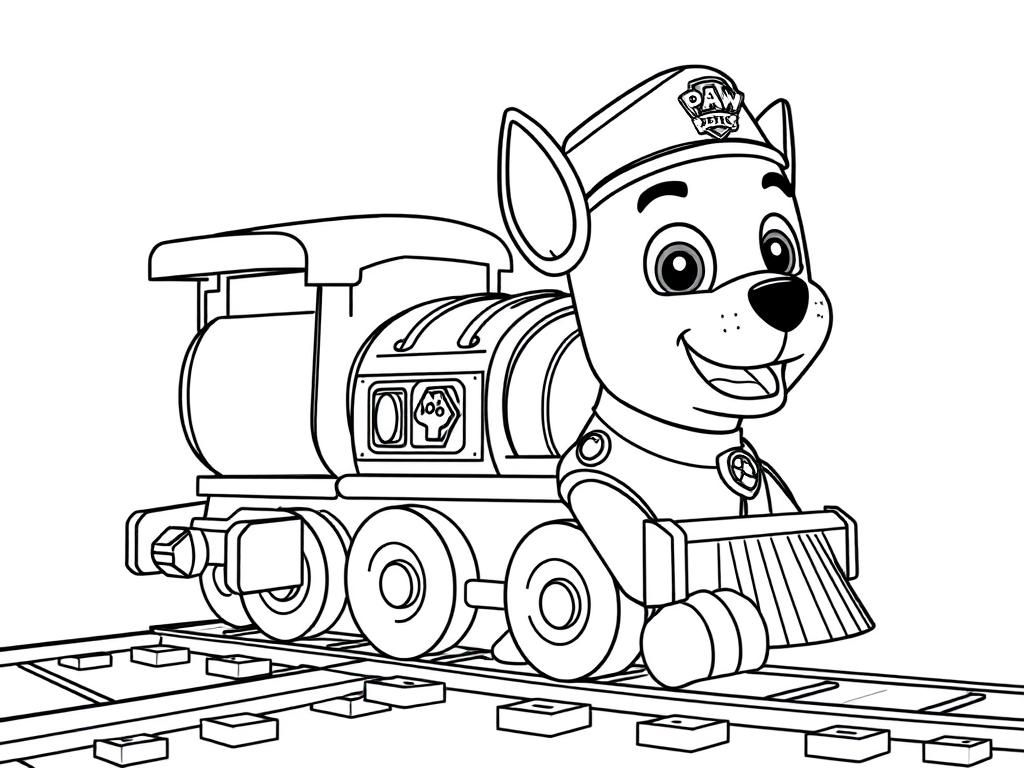coloring pages paw patrol printable