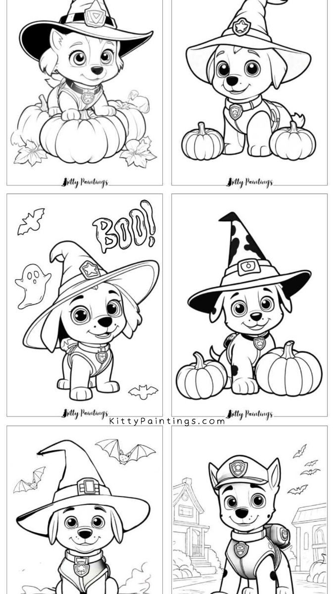 printable coloring paw patrol