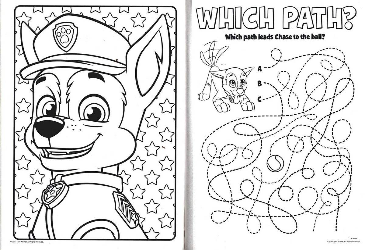Paw Patrol Jumbo Coloring Activity Book Bark For The Park EBay