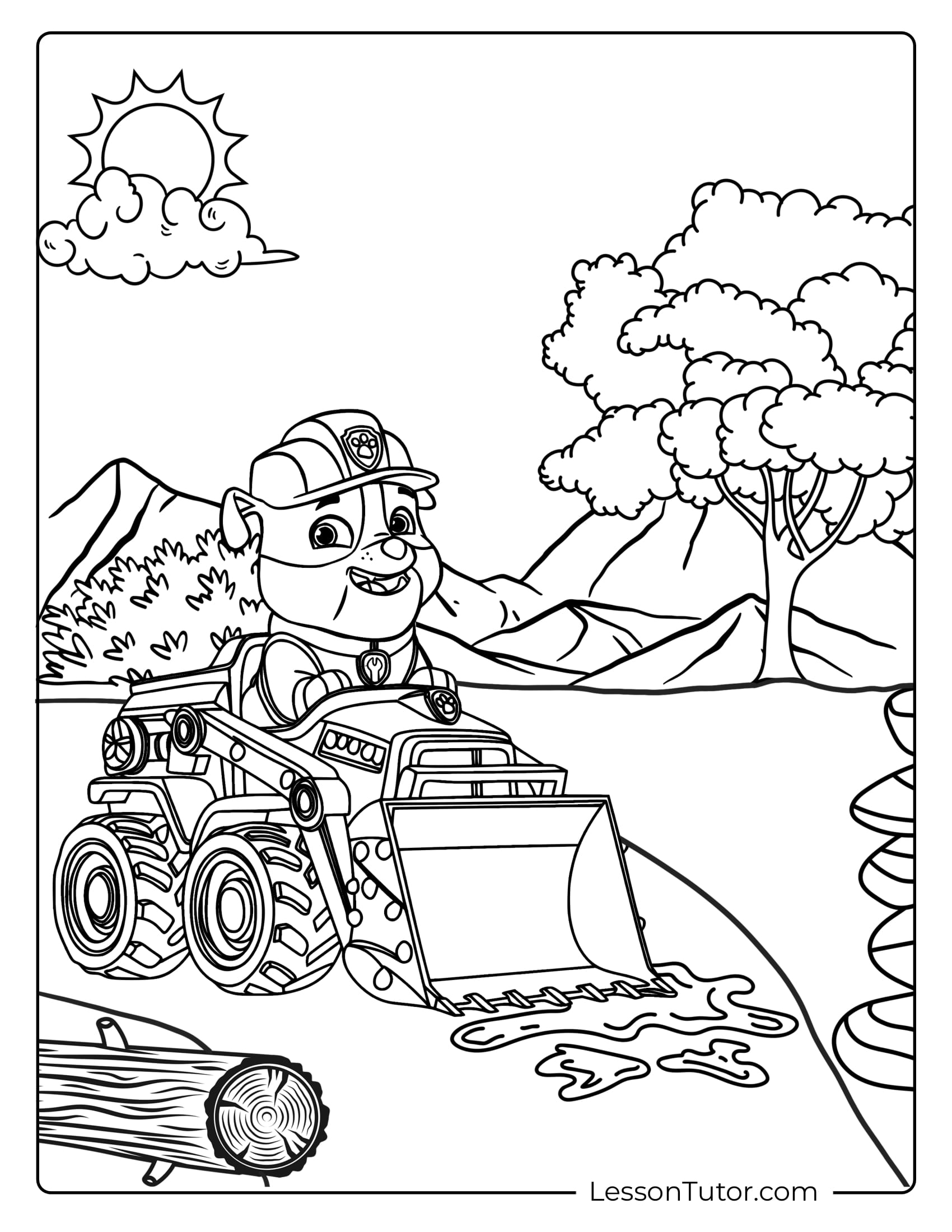 paw patrol coloring pages free printable