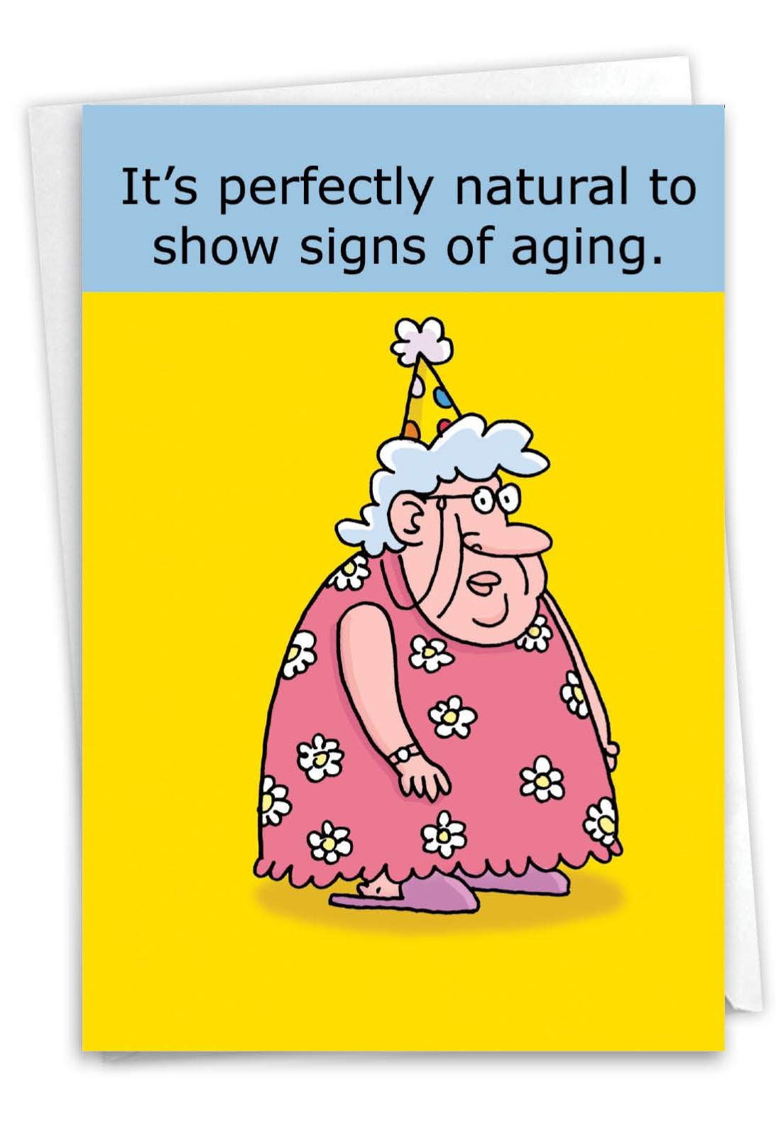 Perfectly Natural Funny Birthday Greeting Card For Women