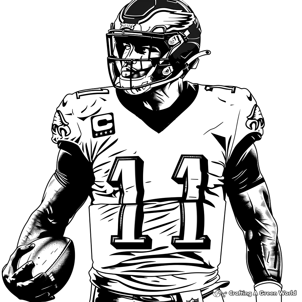 philadelphia eagles football coloring pages