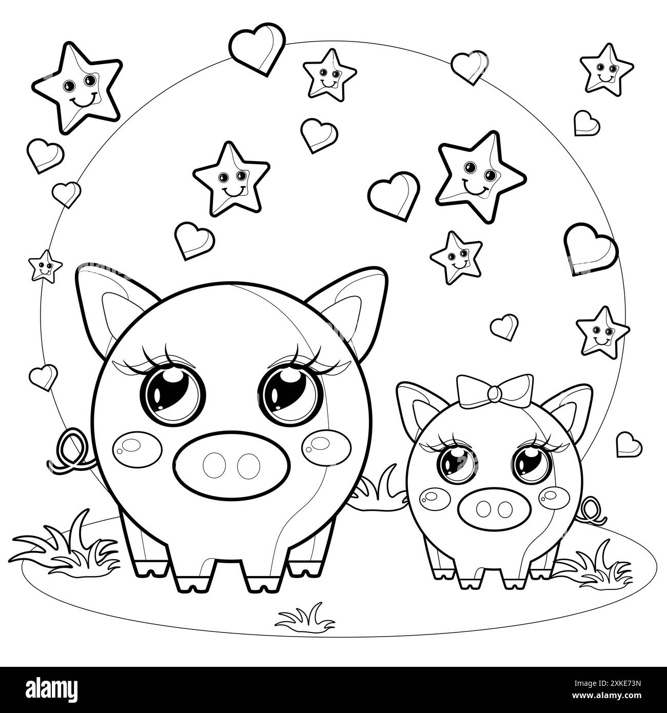 Coloring Sheets Of Pigs