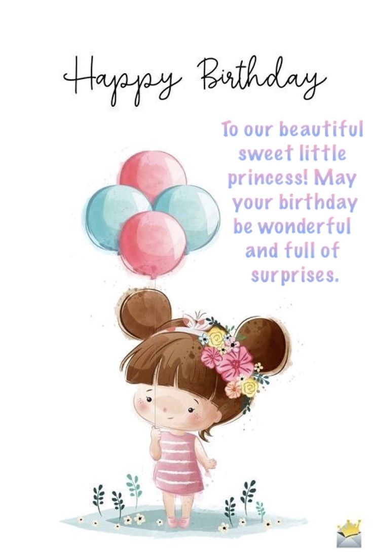 Pin By Amor Andig On Adda Birthday Wishes Girl Happy Birthday Kids Happy Birthday Princess