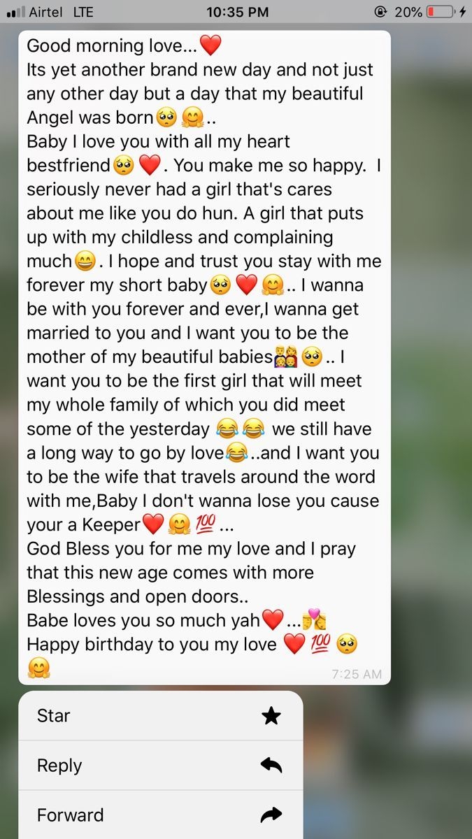 text birthday wishes boyfriend