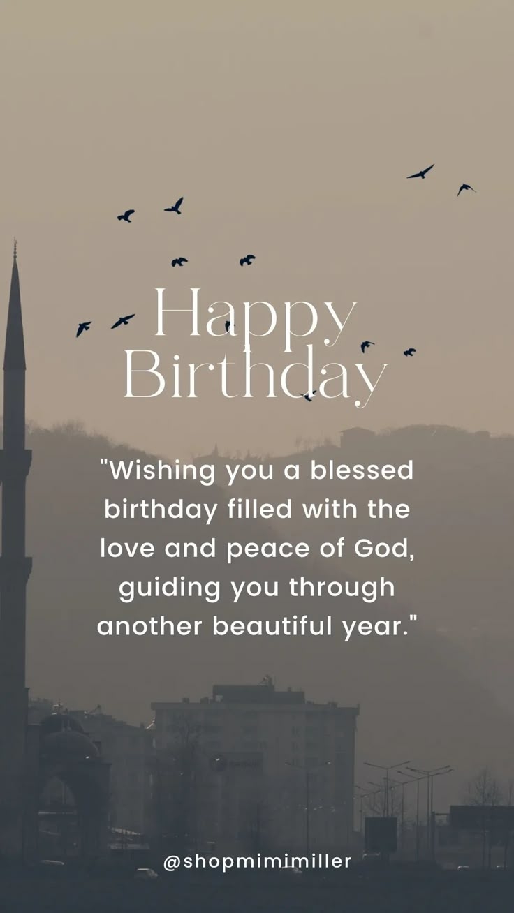 birthday wishes to a christian