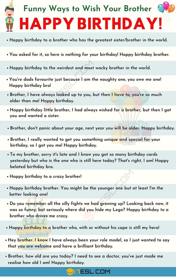 Pin By Margaret Stacks On Happy Birthday Happy Birthday Brother Funny Birthday Wishes For Brother 
