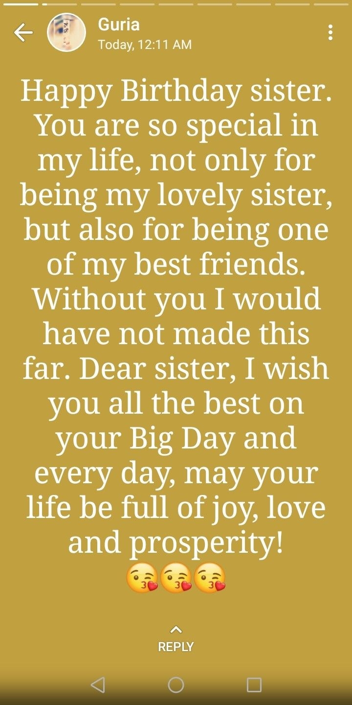 Pin By Mary Ellen Villarreal On Birthdays Happy Birthday Quotes For Friends Birthday Wishes For Sister Happy Birthday Sister Quotes