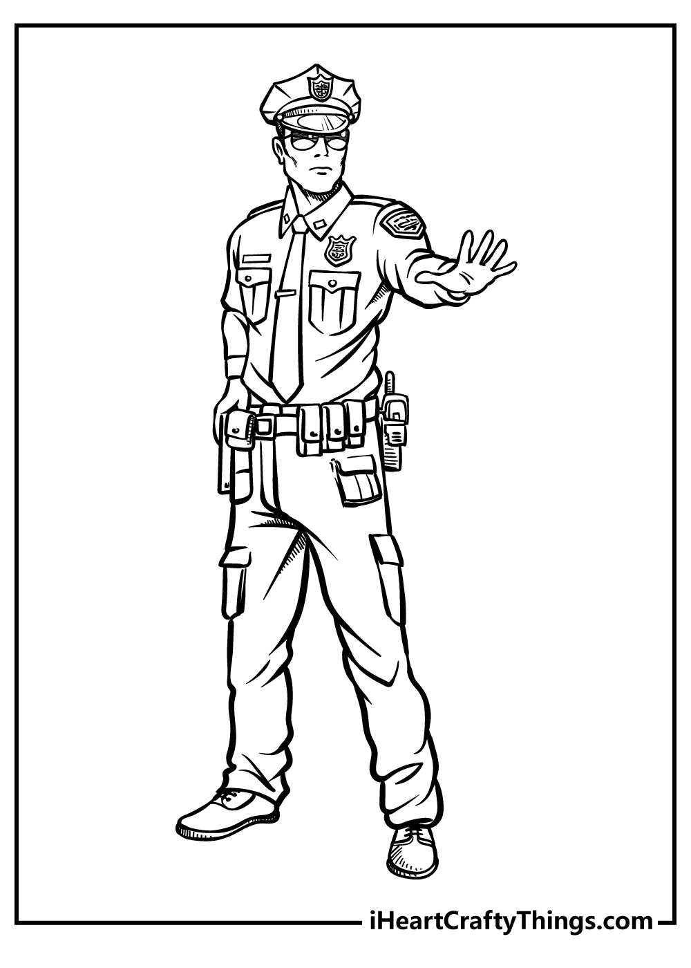 Police Coloring Pages 100 Free Printables Worksheets Library
